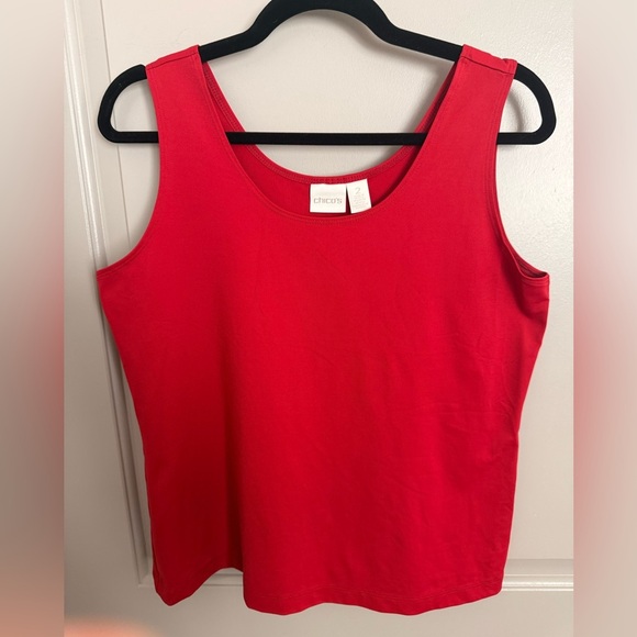 Chicos Microfiber tank Violet Red Size 2 (equivalent 12-14) - Picture 6 of 10